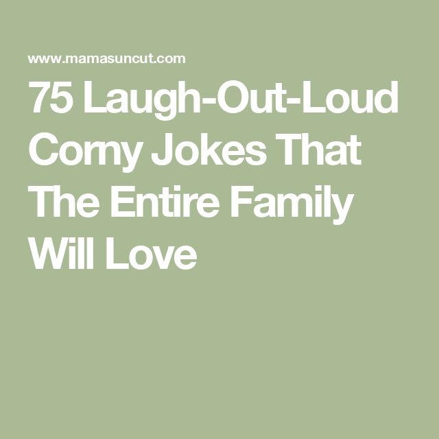 the title for 75 laugh out loudy jokes that the entire family will love