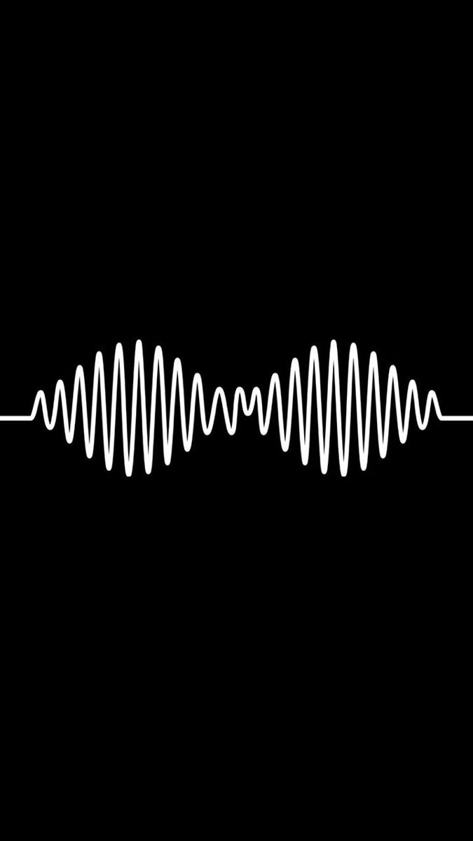 a black and white image of a sound wave