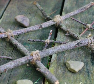 several pieces of wood that have been cut into sticks and are laying on the ground