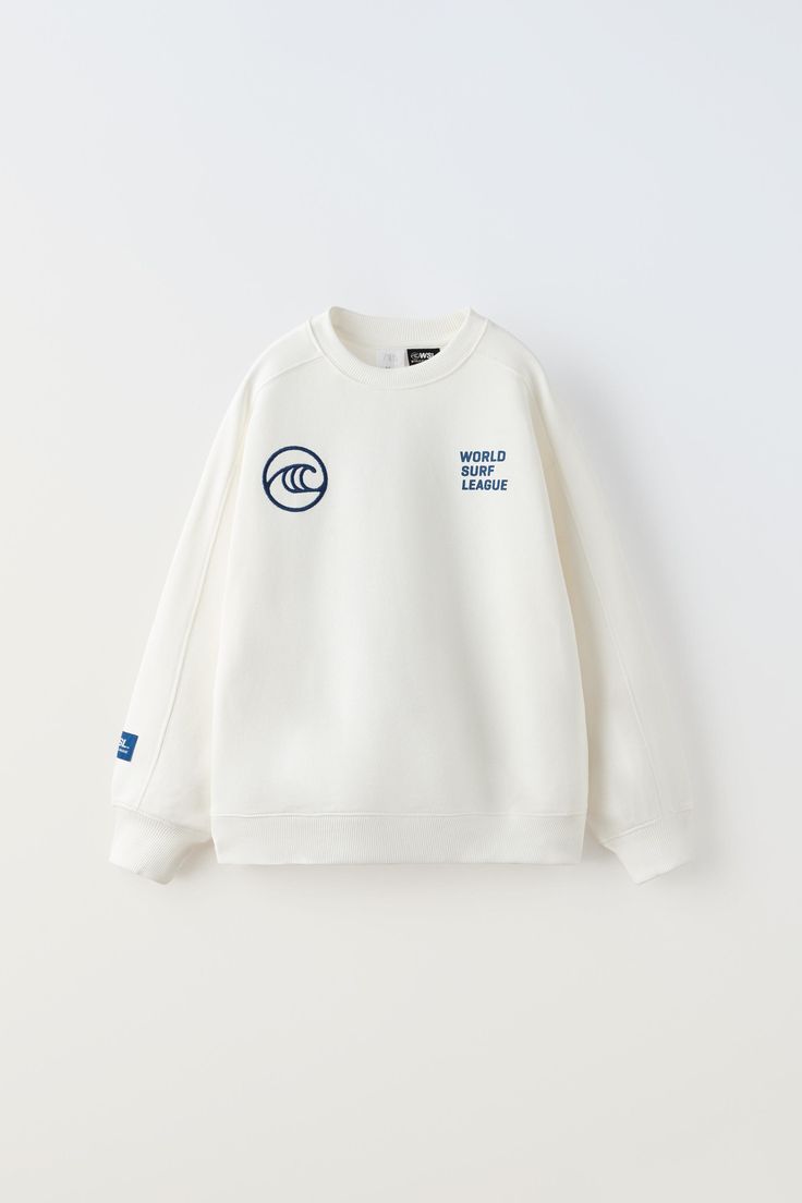 WSL™ EMBROIDERED SWEATSHIRT Lego Print, World Surf League, Print And Embroidery, Round Neck Sweatshirts, Embroidered Sweatshirt, Embroidered Sweatshirts, Bags Women, Sweat Shirt, United Kingdom