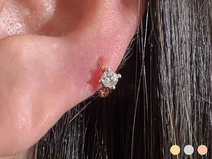 ✦ ✦ Sold individually ✦ ✦  Available in 3 colours ✦ 18k gold vermeil ✦ 925 sterling silver ✦ 18k rose gold vermeil Quality & Details ✦ Made of 925 sterling silver ✦ Sold individually or as a pair ✦ Outer diameter 6mm ✦ Inner diameter 5.7mm ✦ The thickness 0.8mm ✦ White topaz size 3.2mm : Comes in a cute little package ready for gifting Shipping from United Kingdom Dainty 14k Gold Filled Huggie Cartilage Earrings, Dainty 14k Gold-filled Huggie Cartilage Earrings, Rose Gold Huggie Cartilage Earrings For Anniversary, Dainty Rose Gold Tarnish-resistant Huggie Earrings, Anniversary Rose Gold Huggie Cartilage Earrings, Elegant Tiny 14k Gold-filled Huggie Earrings, Tiny 14k Gold Hoop Earrings Gift, Dainty Yellow Gold Huggie Earrings, Minimalist Rose Gold Huggie Cartilage Earrings