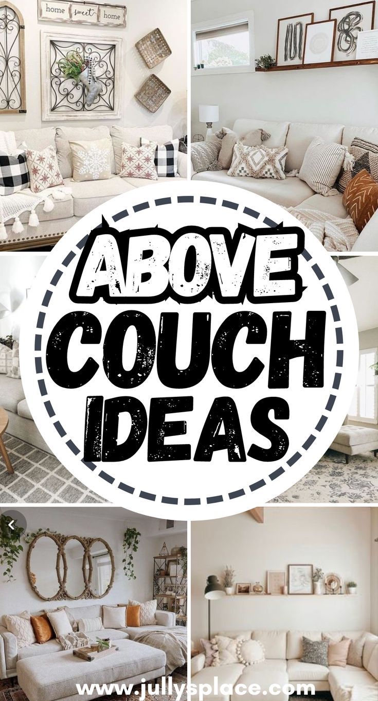 above couch ideas, above couch decor ideas, above couch decorations Space Above Couch, Decorating Above Couch, Above Couch Decor Ideas, Decorate Above Couch, Wall Above Couch Decor, Above Couch Ideas, Living Room Above Couch Decor, Living Room Art Above Couch, Decor Above Sofa