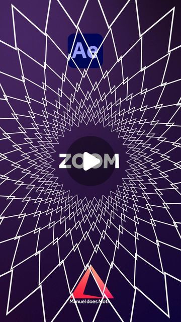 the zoom logo is displayed in front of a purple background with white lines and triangles