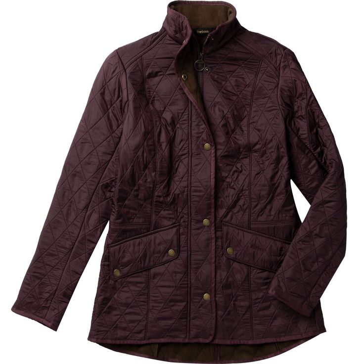 Inspired by classically styled equestrian jackets, the Barbour Cavalry Polarquilt Jacket brings a sleek, refined style and a cozy feel to our casual, cool-weather wardrobe. The Cavalry not only features a polished slim silhouette, but also boasts a fleece lining that curbs the cold and keeps you warm. A storm flap and generously sized collar keep pesky drafts at bay, and the two hand pockets easily safeguard necessities. So whether you're meandering around the horse barn or the local park, the Classic Quilted Jacket With Padded Collar, Classic Winter Quilted Jacket For Workwear, Classic Quilted Jacket For Winter Workwear, Classic Fitted Quilted Jacket For Winter, Elegant Quilted Jacket For Fall, Classic Quilted Jacket For Winter Outdoor, Classic Quilted Sport Coat For Fall, Classic Quilted Outerwear For Work, Elegant Quilted Jacket For Fall Workwear