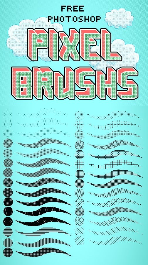 pixell brushes for photoshop