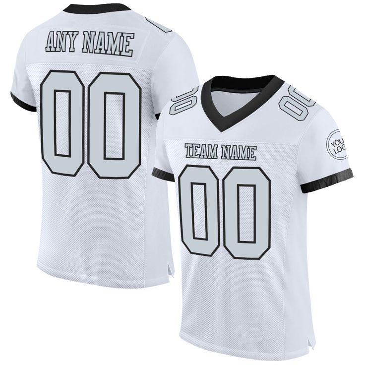 Order the jersey with special name & number you want from our shop, making a vibrant look on the field or daily life! Features: 1. Material: 100% Recycled Polyester-Body; 88% Nylon/12% Spandex-Neckline, Sides, Sleeves 2. Fit: Authentic jerseys have an athletic cut that fits snug in the chest and shoulders. 3. Stitched tackle twill name and numbers 4. Sublimated stripes on sleeves 5. Zone stretch fabric for enhanced movement; Tailored fit designed for movement 6. Moisture-wicking fabric has spong Custom Football Jersey Design, Football Jersey Design, Custom Football, Alpha Kappa Alpha, 3d Pattern, Sleeveless Crop Top, Jersey Design, Football Jersey, Baseball Shirts