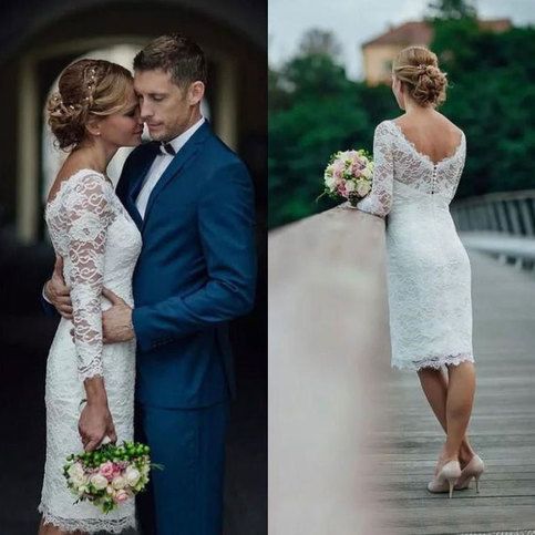 the bride and groom are posing for pictures