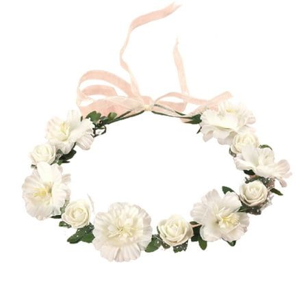 Description: This exquisite flower headband can comfortably fits all head shapes because of its adjustable ribbon. With the help of this wreath crown, you can choose a variety of clothes to match to show your charm and stand out from the crowd. Made of fabric material, it is safe and durable. The length of this flower crown is 55cm. It is suitable for weddings, theme parties, carnivals, photography, shows, travel and so on. Item Name: Flower Crown Headband Material: Fabric Features: Durable, Rea Wedding Multicolor, Crown For Wedding, Wreath Crown, Name Flower, Flower Crown Headband, Bride Tiara, Girl Flower, Princess Tiara, Theme Parties