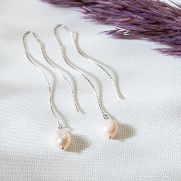 What do pearls mean to a woman? Traditionally, pearls have represented concepts like love, purity, and wisdom. If someone gives you a pearl, they probably care about you very much and want to express their love in a unique and timeless way. • Material: High Quality Solid 925 Sterling Silver• Finish: Sterling Silver / Rose Gold / Gold• It's dainty and can be worn every day• A special piece you'll treasure• High quality materials and attention to detail• Our jewelry is designed With 🖤️ In NYH O W Modern Twist Teardrop Earrings Gift, Modern Twist Dangle Earrings As Gift, Modern Twist Dangle Earrings For Gift, Teardrop Earrings With A Modern Twist As A Gift, Modern Twist Dangle Jewelry For Gifts, Elegant Spiral Earrings As Gift, Modern Twist Dangle Earrings With Ear Wire, Modern Twist Dangle Jewelry With Matching Earrings, Modern Twist Jewelry With Matching Dangle Earrings