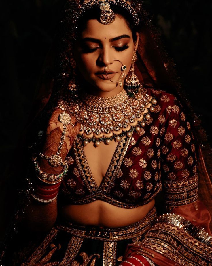 Bride Photoshoot ideas| Bridal Portraits Look Down Pose, Bride Photoshoot Ideas, Bridal Photoshoot Poses, Bride Portrait Photography, Solo Poses, Bride Groom Photoshoot, Indian Bride Poses, Indian Wedding Poses, Bride Photos Poses