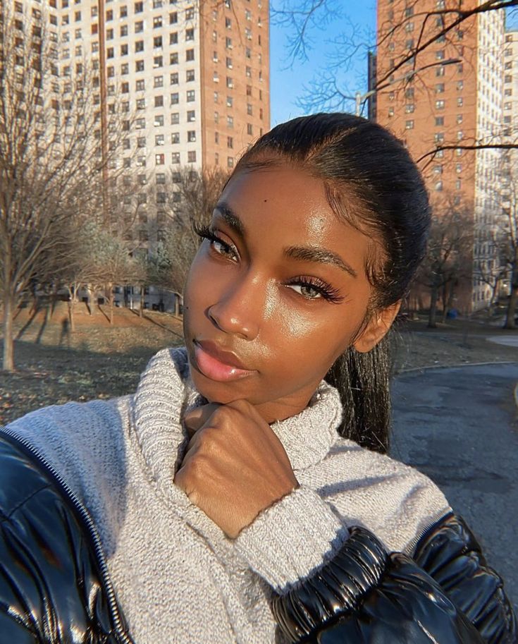 Clear Glowing Skin, Dark Skin Beauty, Front Hair Styles, Looks Chic, Natural Hair Color, Full Lace Wig, Brown Skin, Black Is Beautiful, Clear Skin