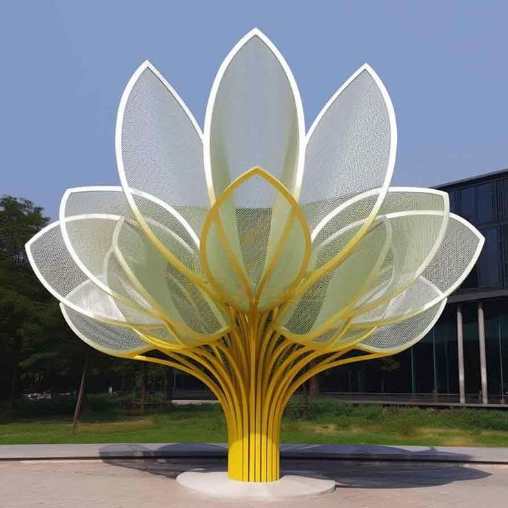 giant metal flower sculpture,giant flower sculpture,metal flower sculpture,flower art sculpture,flower sculpture,flower sculpture art,flower metal sculpture,landscape sculpture,abstract flower sculpture Orchid Sculpture Art, Nature Pavilion, Nature Sculpture Art, Outdoor Art Installation, Tree Installation, Metal Flower Art, Leaf Sculpture, Dream Backyard Pool, Park Square