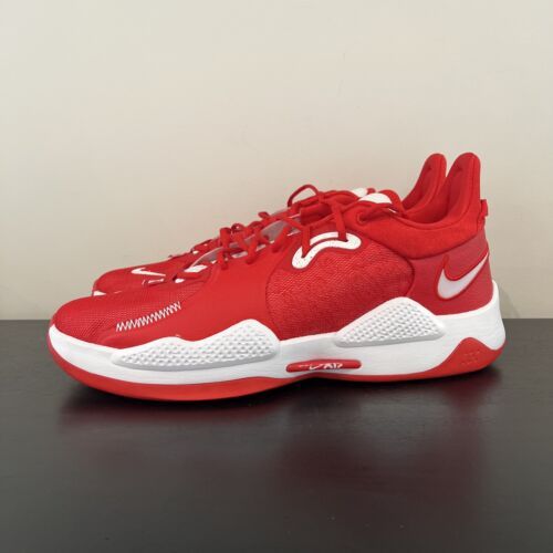 ad eBay - Find many great new & used options and get the best deals for Men’s Size 16 Nike PG 5 TB University Red Basketball Shoes DM5045-603 NEW at the best online prices at eBay! Free shipping for many products! Nike Pg 5, Red Basketball Shoes, Athletic Models, Football Pants, University Style, Salute To Service, Nike Vapor, White Men, Detroit Lions