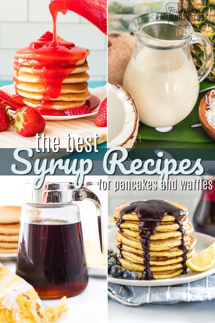 the best syrup recipes for pancakes and waffles