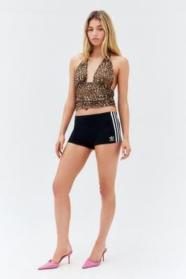 Adidas Shorts Outfit Summer, Adidas Shorts Outfit, Micro Shorts, Adidas Three Stripes, Summer Shorts Outfits, Adidas Shorts, Mini Short, Mini Shorts, Shorts Black