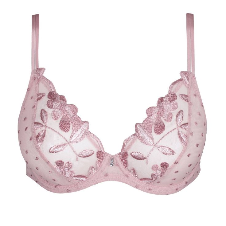 Full-cup bra MARIE JO Agnes Feminine Push-up Party Bra, Elegant Padded Pink Bra, Elegant Pink Padded Bra, Feminine Full Cup Bra With Removable Cups, Party Full Cup Bra With Padded Cups, Party Full Cup Padded Bra, Feminine Full Cup Bra With Padded Cups, Feminine Padded Underwire Bra, Feminine Padded Bra For Party