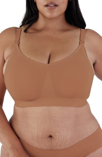 This soft, seamless bra with removable molded foam cups is virtually invisible under clothing. Simple-to-use clips at the front straps make nursing easy. One-hand nursing clips Removable foam inserts 70% recycled nylon, 20% nylon, 10% spandex Machine wash, line dry Imported OEKO-TEX®–certified materials free of harmful substances This product meets Nordstrom Sustainable Sourced Materials criteria: contains at least 50% sustainably sourced materials Stretch Nursing Bra With Adjustable Straps, Supportive Nursing Bra With Removable Pads And No-show Shape, Supportive Full Coverage Nursing Bra With Adjustable Straps, Stretch Nursing Bra With Removable Pads And Wide Straps, Supportive Seamless Full Coverage Nursing Bra, Stretch Seamless Nursing Bra In Nylon, Stretch Seamless Nylon Nursing Bra, Stretch Nylon Seamless Nursing Bra, Seamless Stretch Nylon Nursing Bra