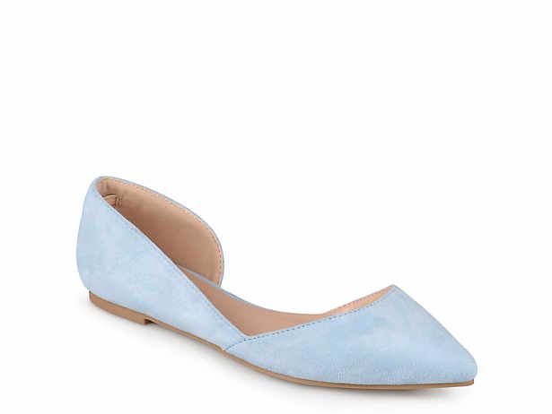 Ester Flat Light Blue Quince, Casual Ballet Flats, Blue Quince, Shoe Warehouse, Slip On Dress Shoes, Designer Shoe, Metallic Flats, Uptown Girl, Blue Flats