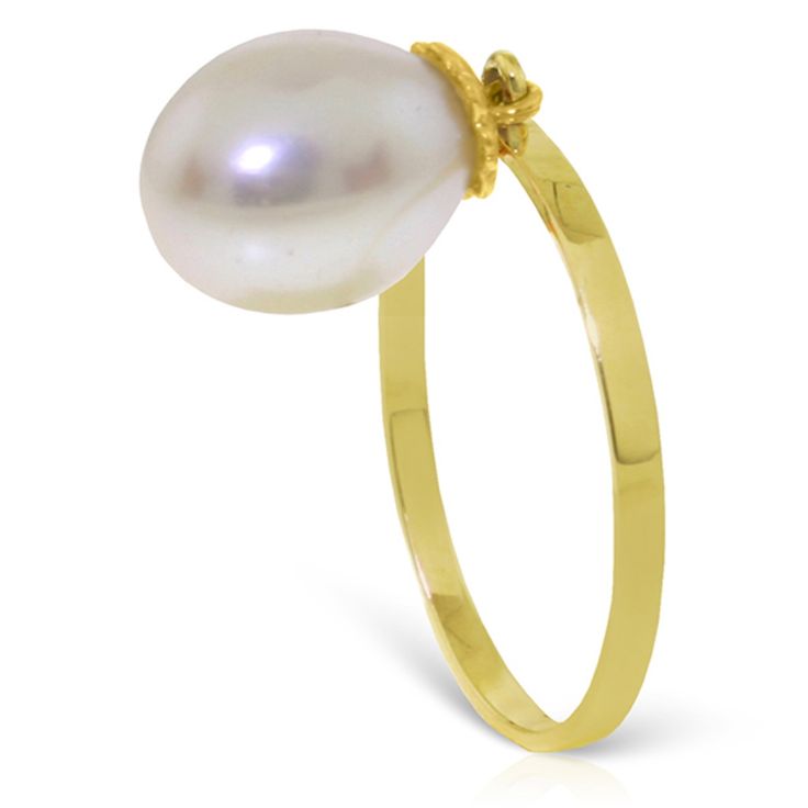 Item: 2635 Description 14k. Solid Gold Ring With Dangling Natural Pearl (Yellow Gold) Original Ring Size 6.50 (More Sizes Upon Request) Set In 14k Solid Gold This Ring Features A Dangling Natural Pearl. Item Information Metal: 14k. Solid Gold Metal Weight: 1.70 Gr. Gemstones 1 Pear Shape, 10x8 Mm, Pearl = 4.00 Ct Measurements Height: 0.8 In ( 20.3 Mm) Width: 0.05 In ( 1.3 Mm) Elegant Yellow Diamond Ring Hallmarked, Fine Jewelry Yellow Gold Pearl Ring With High Luster, Yellow Gold Pearl Ring With High Luster, High Luster 14k Gold Pearl Ring As Gift, Elegant 14k Gold Yellow Diamond Ring, Elegant Yellow Gold Diamond Ring With Gemstone, Classic Yellow Gold Pear-shaped Jewelry, Formal Yellow Gold Pearl Ring With High Luster, Elegant Yellow 14k Gold Diamond Ring