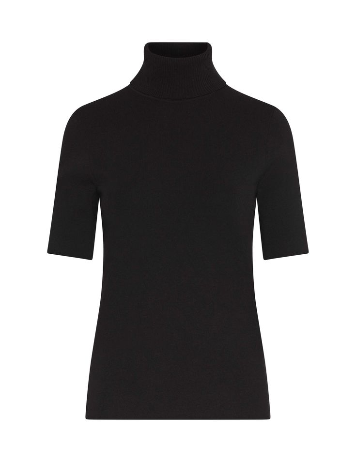 Anne Klein Anne Black Half Sleeve Turtleneck Anne White, Classic Turtleneck, Elbow Length Sleeve, Fall Wardrobe, Anne Klein, Half Sleeve, Half Sleeves, Wardrobe Staples, Must Haves