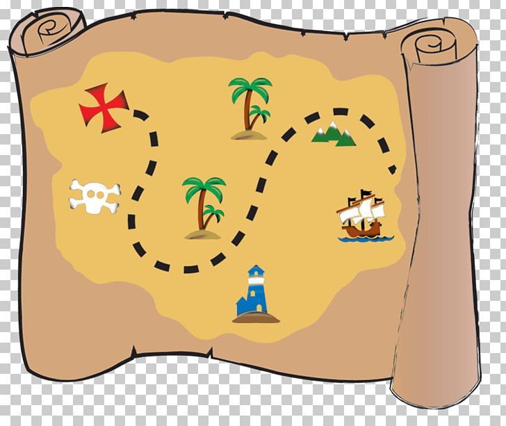 an old pirate map with pirates symbols on it, transparent background png clipart