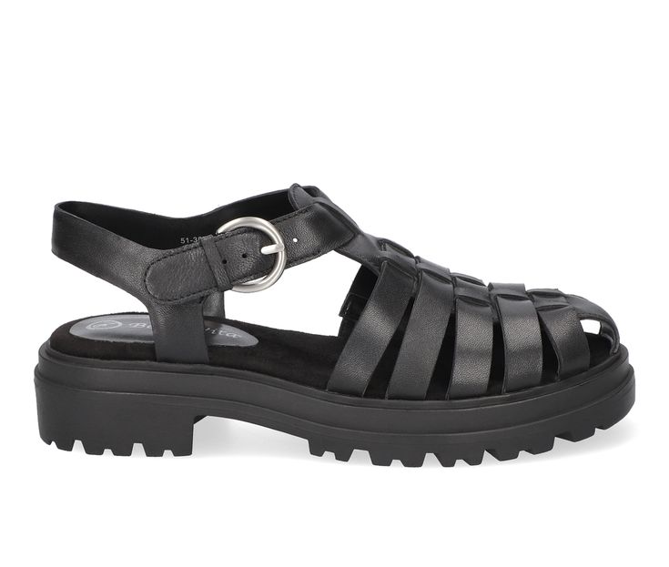 Embrace both durability and a fashion-forward attitude with the Sinclaire by Bella Vita. The rugged lug outsole gives an edgy look to a trendy yet timeless leather fisherman sandal silhouette. Designed with style and to provide you with the current trends and comfort! The adjustable buckle offers a custom fit and padded insole for all-day fashion with comfort. Leather upper, Adjustable buckle ankle strap closure for secure fit,1\ lugged block heel / platform, Round toe, Padded heel-to-toe insole Leather Sandals With Lug Sole For Summer, Summer Leather Sandals With Lug Sole, Spring Leather Sandals With Lug Sole, Trendy Leather Sandals With Lug Sole, Casual Leather Sandals With Lug Sole, Fisherman Sandals, Platform Block Heels, Current Trends, Edgy Look