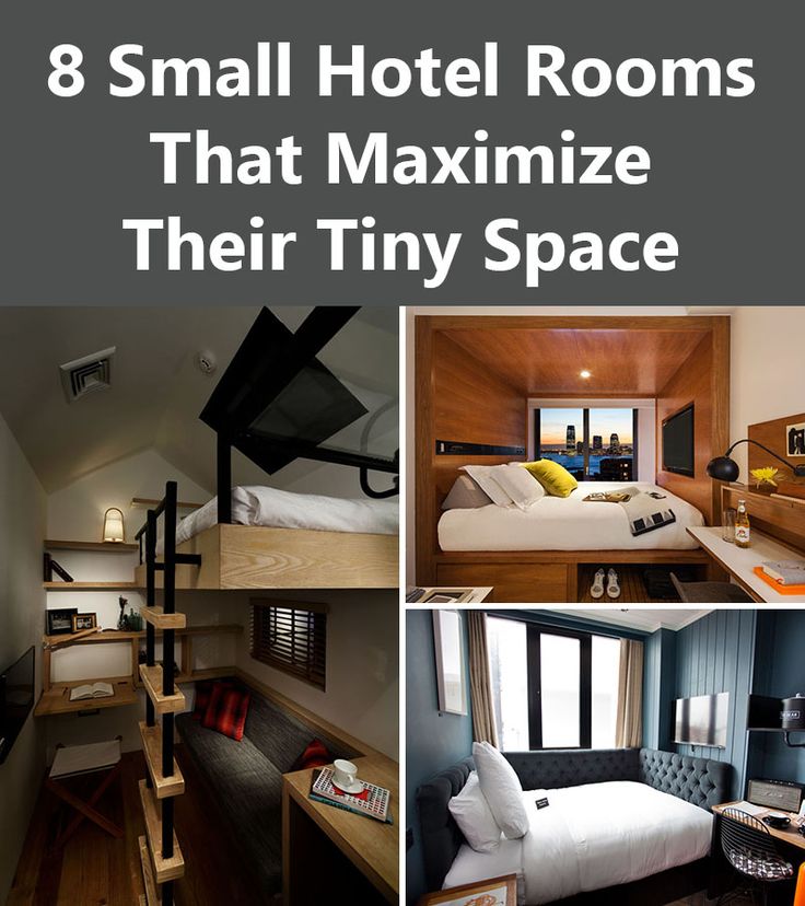 small hotel rooms that maximumize their tiny space