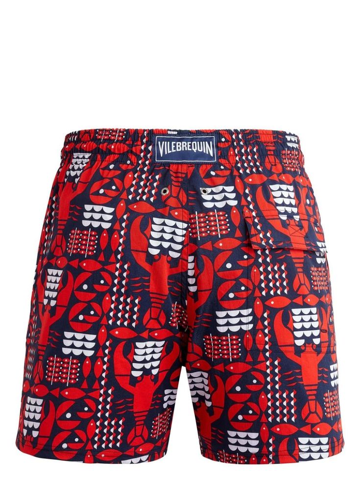 Vilebrequin lobster-print Swim Shorts - Farfetch Lobster Print, Balenciaga Speed, Versace Outfit, Balenciaga Triple S, Printed Swim, Dress Watch, Custom Watch, Nike Air Max 97, Derby Shoes