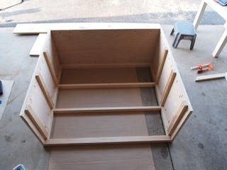 the unfinished furniture is ready to be assembled