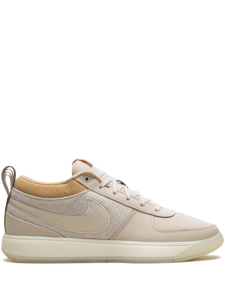 beige leather mesh panelling signature Swoosh logo detail perforated detailing round toe front lace-up fastening logo patch at the tongue pull-tab at the heel rubber sole These styles are supplied by a premium and authenticated sneaker marketplace. Stocking only the most sought-after footwear, they source and curate some of the most hard to find sneakers from around the world. Modern Beige Sneakers With Boost Midsole, Cream Leather Skate Shoes For Sports, Modern Nike Custom Sneakers With Perforated Toe Box, Sporty Beige Leather Skate Shoes, Nike Leather Skate Shoes With Laces, Cream Leather Sneakers With Boost Midsole, Beige Sneakers With Perforated Toe Box For Streetwear, Custom Nike Leather Sneakers With Perforations, Nike Custom Leather Sneakers With Perforations