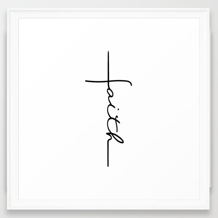 a cross with the word jesus written in cursive writing