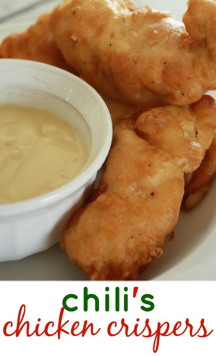 this is an image of chicken crispers with dipping sauce