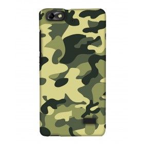 the green camouflage phone case is shown