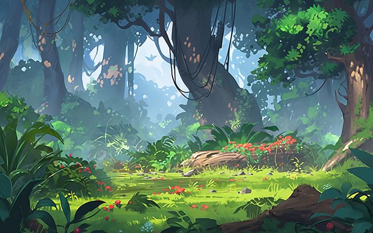 Tropical jungle background_tropical rainforest background_green rainforest Jungle background Background Tropical Rainforest Background, Tropical Environment Concept Art, Jungle Environment Concept Art, Environment Design Concept Art, Jungle Illustration Background, Background Forest Illustration, Cartoon Jungle Background, Tropic Landscape, Jungle Concept Art