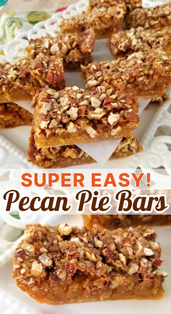 All the fabulous flavor of pecan pie in a chewy, gooey bar recipe made easy with a cake mix base. Cake Mix Pecan Bars, Pecan Cookie Bar Cake, Pecan Squares Recipe Easy, Easy Pecan Pie Bars Cake Mixes, Pecan Bars With Graham Crackers, Bars Made From Cake Mixes, Easy Pecan Bars Recipe, Pecan Pie Dessert Bars, Best Pecan Pie Bars Recipe