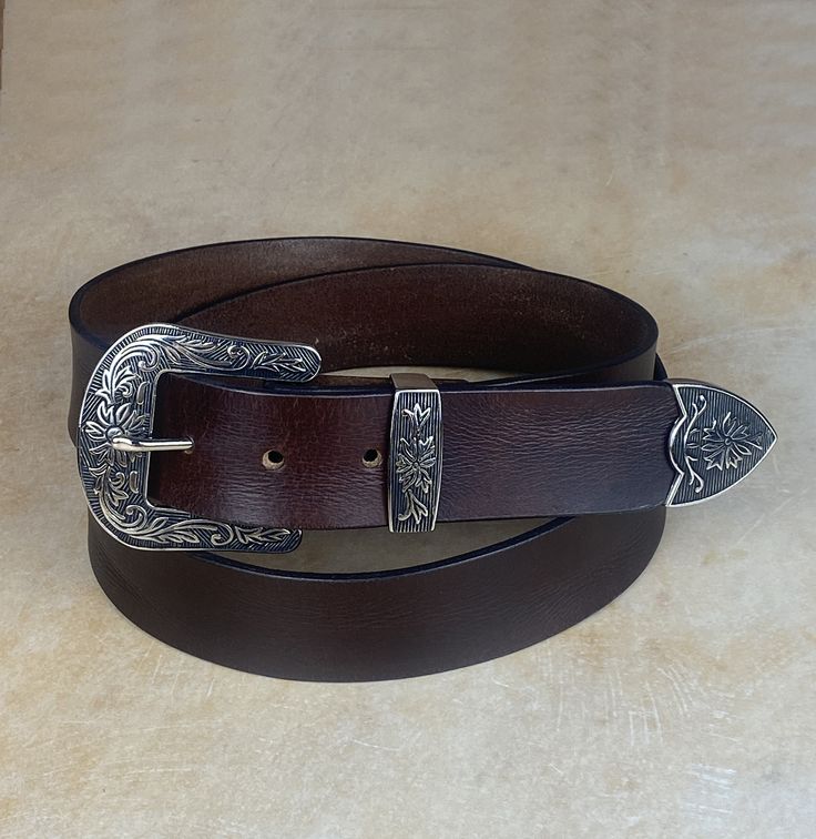 -  100% genuine leather. -  Custom engrave option. - Width - 1.5 inches,  -  High quality buckle. Personalized leather belt for men, custom belt for men with mono, monogramed leather belt, leather belt with initials, personalized belts Hand Tooled Leather Belts For Western-themed Events, Leather Concho Belts For Western-themed Events, Classic Hand Tooled Belt Buckles For Western-themed Events, Classic Belt Buckles For Western-themed Events, Adjustable Leather Belt Buckles, Adjustable Leather Belt Buckles With Buckle Closure, Classic Adjustable Hand Tooled Belt, Classic Adjustable Hand-tooled Belt, Classic Brown Belt Buckles For Western-themed Events