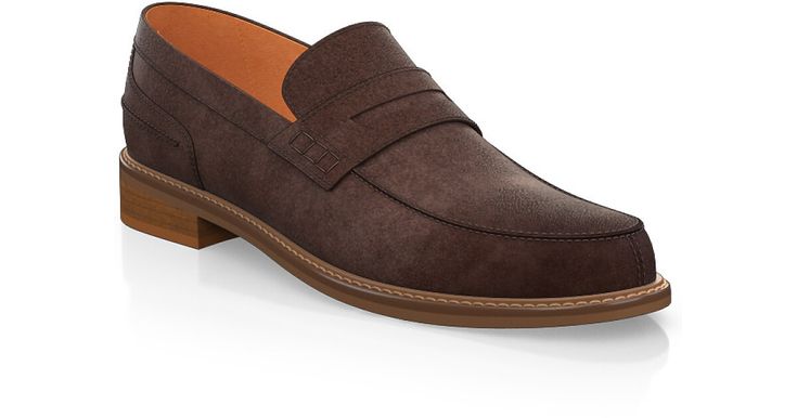 Men`s Penny Loafers are handcrafted by individual order. Upper material is made by suede. Insole and lining materials - leather. Your new shoes will be handcrafted especially for you and delivered for free to your home or office in 1-2 weeks. Included option for free return and remake if the shoes do not fit.Only now all this is available at an exclusive price of $189.00.Proceed with you order now. Best Model, Penny Loafers, White Sneakers, Brown Suede, Mens Casual Shoes, New Shoes, Comfortable Shoes, Order Now, Chelsea Boots