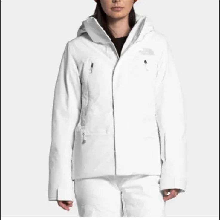 The North Face Womens Lenado Dryvent Waterproof White Ski Jacket Slim Fit Xl Nwt 100% Authentic* *Sold Out In Stores* Msrp $299.00 Brand: The North Face Model: Womens Lenado Jacket Rto Color: White Condition: New With Tags Features - Slim Fit - Primaloft Insulation - Drop-Tail Hem - Adjustable Velcro Cuffs - Wrist Gaiters With Thumb Hole Cuffs - Full Zip Front Closure With Interior Draft Flap - Dryvent 2l Seam-Sealed Waterproof & Windproof Fabric - Detachable, Fully Adjustable, Helmut Compatible White Outerwear With Detachable Hood For Outdoors, White Hooded Outerwear For Snow, White Windproof Outerwear For Outdoor Activities, White Windproof Outerwear For Fall, White Ski Outerwear With Detachable Hood, White Waterproof Winter Outerwear, White Weatherproof Fall Outerwear, White Waterproof Outerwear For Outdoor, White Outerwear With Detachable Hood For Ski Season