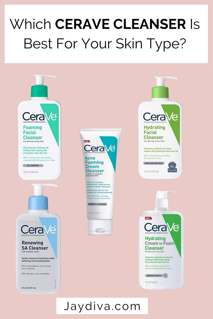 Which Cerave Cleanser is Best for Your Skin Type? - Jaydiva Cerave Cleanser Oily Skin, Acne Cerave, Cleanser Cerave, Cleanser Ingredients, Cerave Cleanser, Skincare For Combination Skin, Cleanser For Combination Skin, Cerave Skincare, Dry Skincare