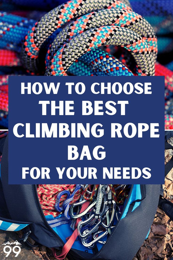 the best climbing rope bag for your needs and how to choose one that is right for you