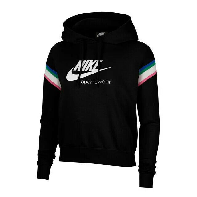 AUTHENTIC NIKE WOMEN SPORTSWEAR HERITAGE PULLOVER HOODIE DJ1105-010 STANDARD FIT PULLOVER  52% COTTON 18% POLYESTER  30% RAYON Nike Hooded Hoodie For Sports Season, Nike Sporty Streetwear Sweatshirt, Functional Sports Sweatshirt For Winter, Winter Sports Functional Sweatshirt, Functional Winter Sports Sweatshirt, Nike Long Sleeve Hoodie For Running, Nike Sporty Hoodie For Streetwear, Nike Long Sleeve Hoodie For Sports Events, Nike Hooded Running Hoodie