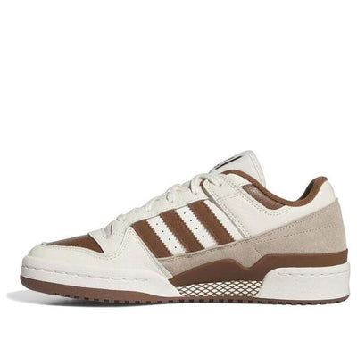 adidas Forum Low CL 'Beige Brown' IG3900 Beige Sneakers For Streetwear In Athleisure Style, Beige Athleisure Sneakers For Streetwear, Cream Adidas Sneakers For Streetwear, Sporty Cream Adidas Sneakers, Cream Athleisure Sneakers For Streetwear, Adidas Logo Beige Sneakers For Streetwear, Adidas Casual Sneakers With Three Stripes, Beige Adidas Sneakers For Streetwear, Adidas Logo Beige Streetwear Sneakers