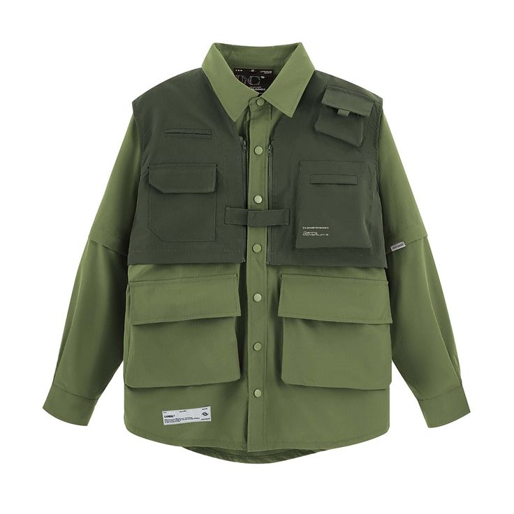 update.23.06 Button-up Utility Jacket With Multiple Pockets For Streetwear, Utility Streetwear Vest With Patch Pockets, Streetwear Button-up Shirt With Patch Pockets, Military Streetwear Shirt With Pockets, Military Vest With Pockets For Streetwear, Summer Overalls, Fall Outfits Y2k, Elegant Summer Dresses, Hip Hop Fashion 90s