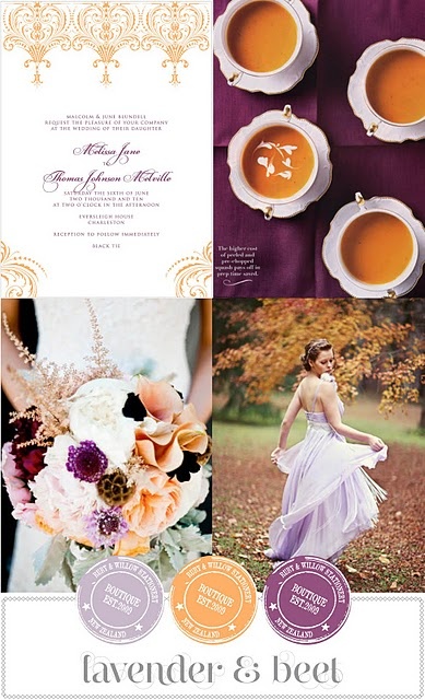 a collage of photos with tea and flowers in the background, including an image of a woman holding a bouquet