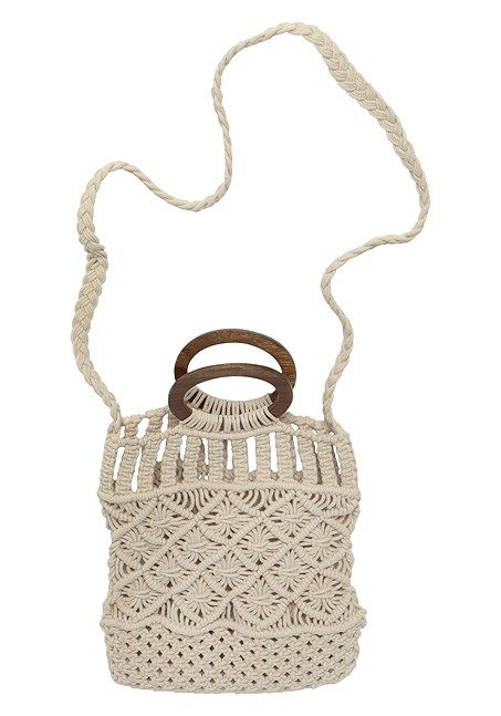 Add a touch of texture to your outfit with our 2-in-1 macrame handbag. Macrame Handbag, Convertible Crossbody Bag, Women's Wear, Your Outfit, Convertible, Macrame, Crossbody Bag, Women Wear, Texture