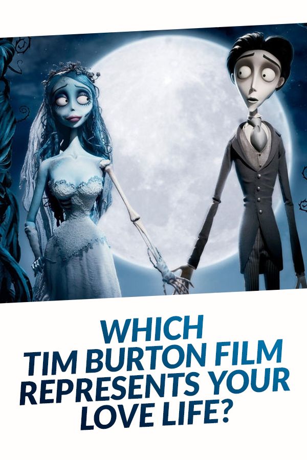 a poster for tim burton's film represents his love life