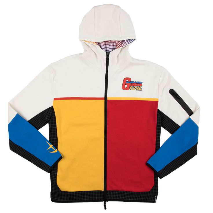 Drawstring hood Full zip jacket Digital print on front and sleeves Sleeve pocket Fleece: 100% cotton 40% polyester 100% jersey cotton lining Imported Officially licensed Gundam merchandise Rx 78 2, Japanese Lifestyle, Retail Experience, Hoodie Xxl, Zip Jacket, Gundam, Zip Hoodie, Digital Prints, How To Wear