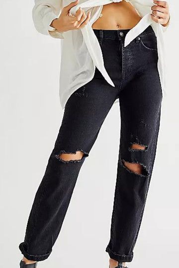 Buy Bren Boyfriend Jean for only $78.00 at J. Cole Shoes! OB1311345 JEANS FREE PEOPLE Trendy Distressed Bottoms For Everyday, Trendy Ripped Jeans For Everyday, Edgy Distressed Relaxed Fit Jeans, Edgy Ripped Relaxed Fit Jeans, Washed Black High Rise Ripped Jeans, Trendy Distressed Mom Fit Bottoms, Edgy High Rise Relaxed Fit Jeans, Edgy High-rise Relaxed Fit Jeans, Edgy Jeans For Fall