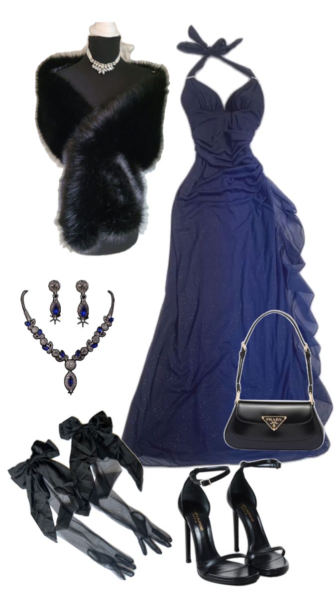 Winter wedding vibes fr Midnight Dress, Png Outfits, Midnight Blue Dress, Outfits Y2k, 2000s Fashion Outfits, Wedding Vibes, Fantasy Dress, Blue Outfit, Fancy Outfits