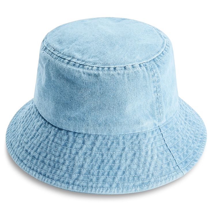 * Made from 100% soft cotton
 * Moisture-wicking sweatband
 * Easy to fold and pack for travelling Trendy Cotton Bucket Hat With Brim, Trendy Cotton Brimmed Bucket Hat, Trendy Brimmed Cotton Bucket Hat, Casual Cotton Sun Hat With Short Brim, Trendy Cotton Bucket Hat With Short Brim, Casual Cotton Wide Brim Sun Hat, Casual Wide Brim Cotton Bucket Hat, Casual Wide-brim Cotton Sun Hat, Washed Cotton Bucket Hat For Beach